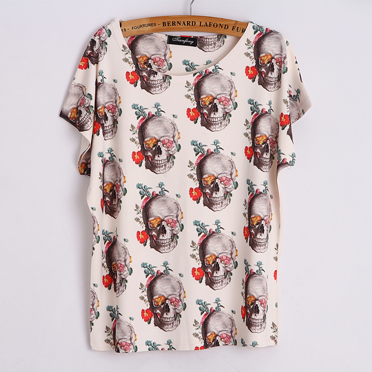 New-2015-Summer-Women-t-shirt-thin-style-plus-size-loose-women-s-cotton-T-shirt