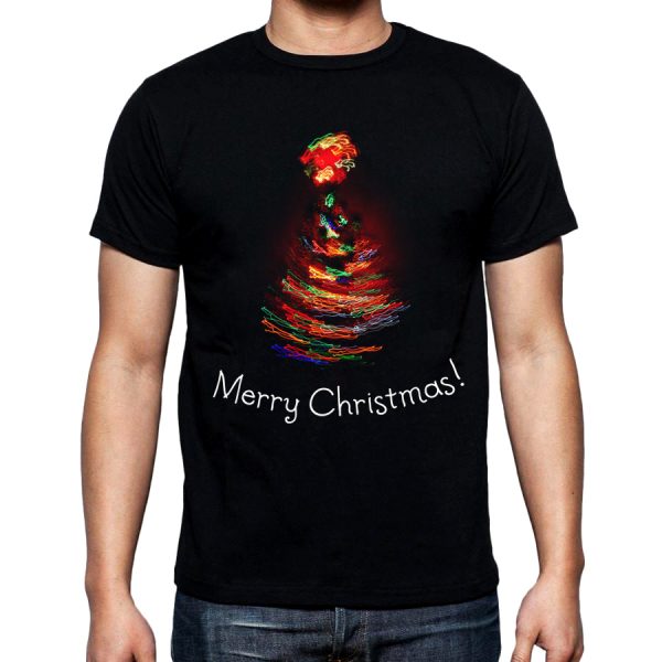 Изображение Мужская футболка Рождественская елка