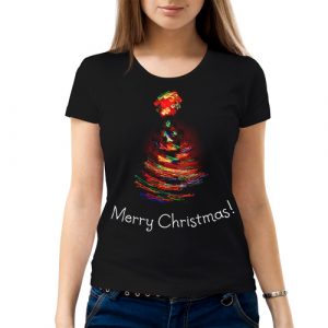 Изображение Женская футболка Рождественская елка