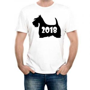 Изображение Мужская футболка Собачка 2018