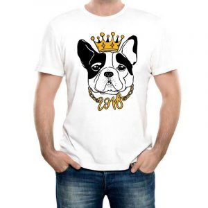 Изображение Мужская футболка Собака с Короной