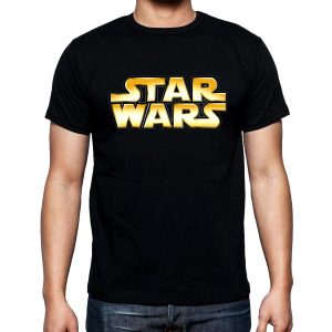 Изображение Мужская футболка черная Star Wars Лого