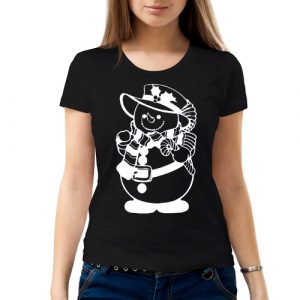 Изображение Женская футболка Мрачный Снеговик