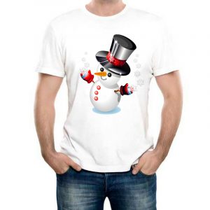 Изображение Мужская футболка Снеговик