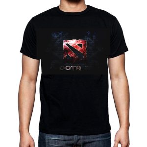 Изображение Мужская футболка черная Dota 2 Лого