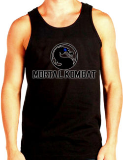 Изображение Майка мужская черная Mortal Kombat Лого