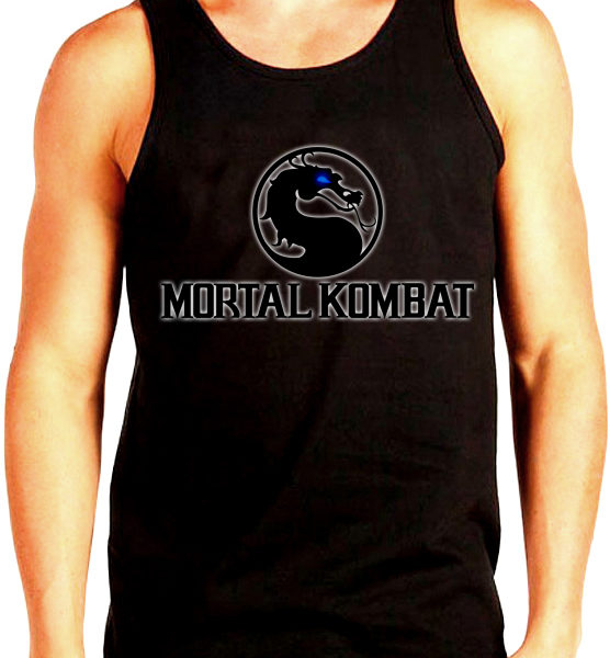 Изображение Майка мужская черная Mortal Kombat Лого