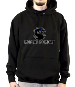 Изображение Толстовка мужская черная Mortal Kombat Лого